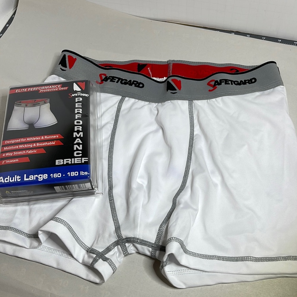 Performance Brief holds a man’s sport cup in place